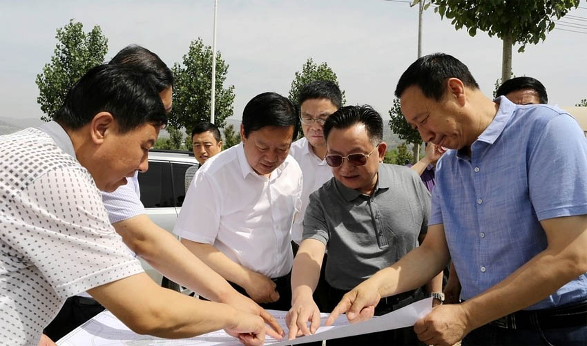 周志亮董事长就项目合作事宜在天水实地考察
