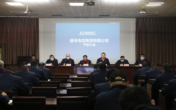 电缆集团组织召开中层助理及以上干部大会